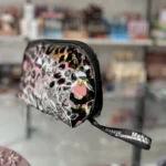 کیف طلقی پلنگی صورتی