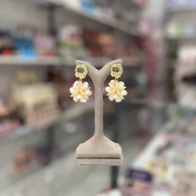 گوشواره آویز گل