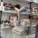 گوشواره آویز گل مرواریدی استیل ضدحساسیت